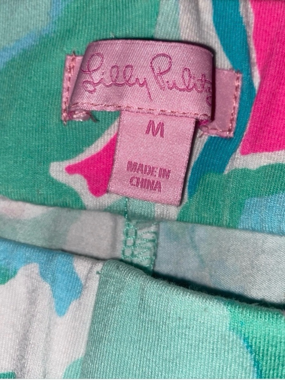 Lilly Pulitzer Georgia May Pink Sands Wide Leg Palazzo Size Medium - Picture 4 of 4
